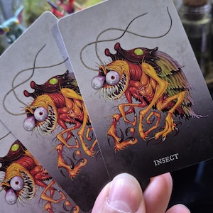 INSECT TOKEN mtg proxy - Art de monstre de cafard mortasheen, pas d'IA