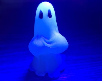 Spoooky Glow in the Dark Resin Ghost