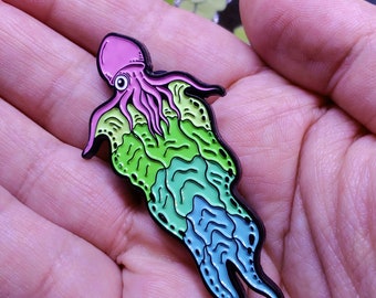 BLANKET OCTOPUS Enamel Pin