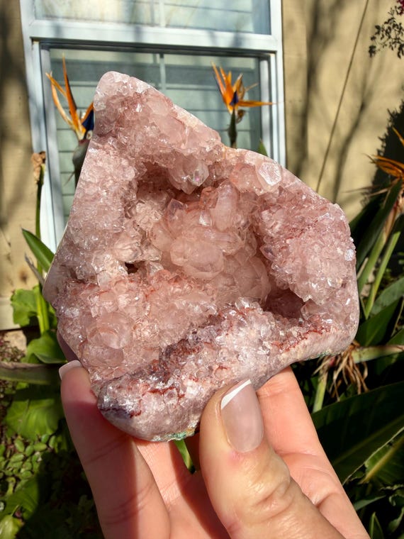 Pink Amethyst Geode | Minas Gerais, Brazil | 1.8 lbs.
