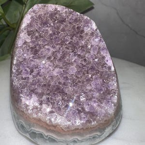 Lavender Amethyst Cut Base | From Brazil