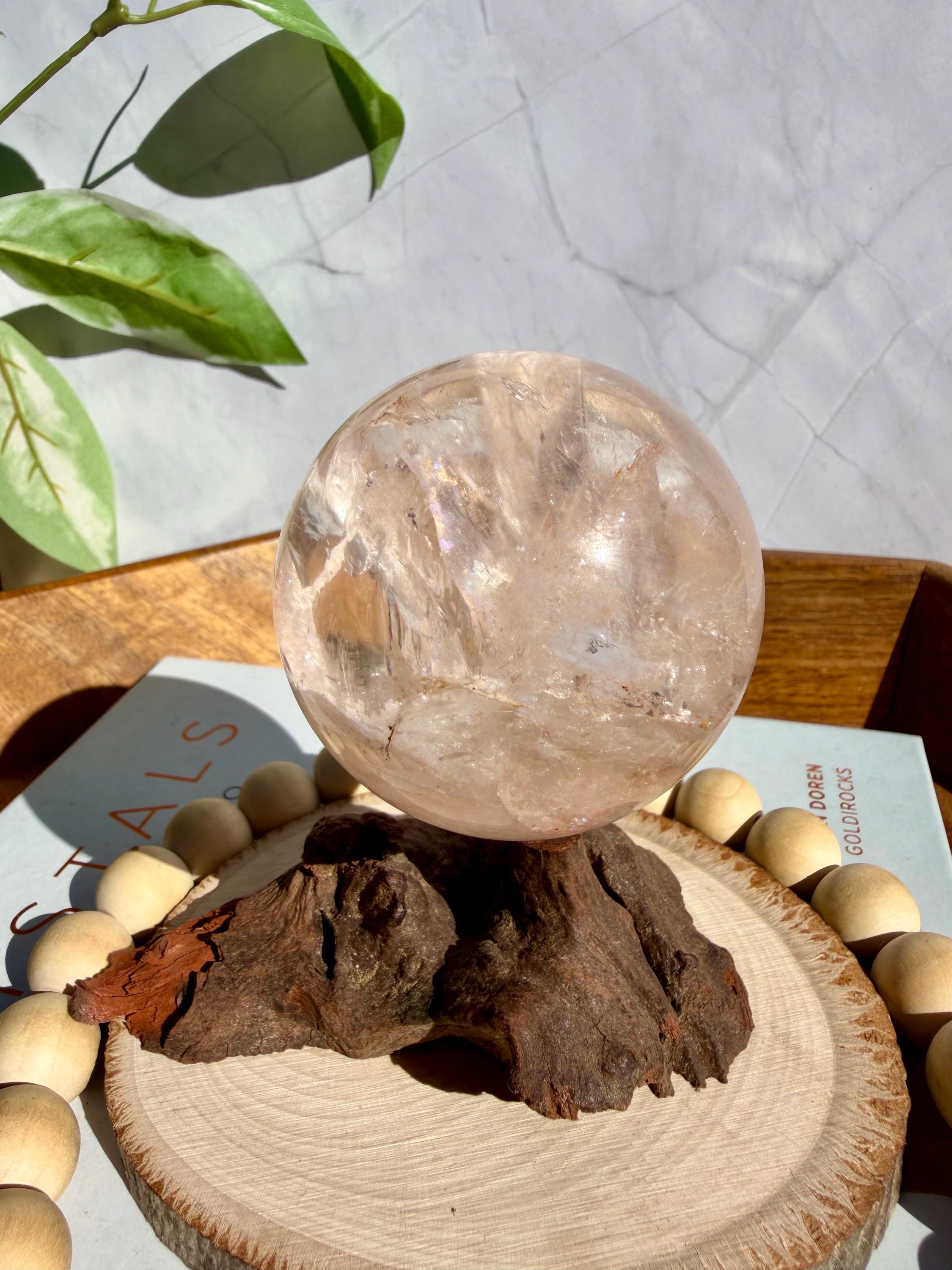 Pink Azeztulite Sphere - Etsy