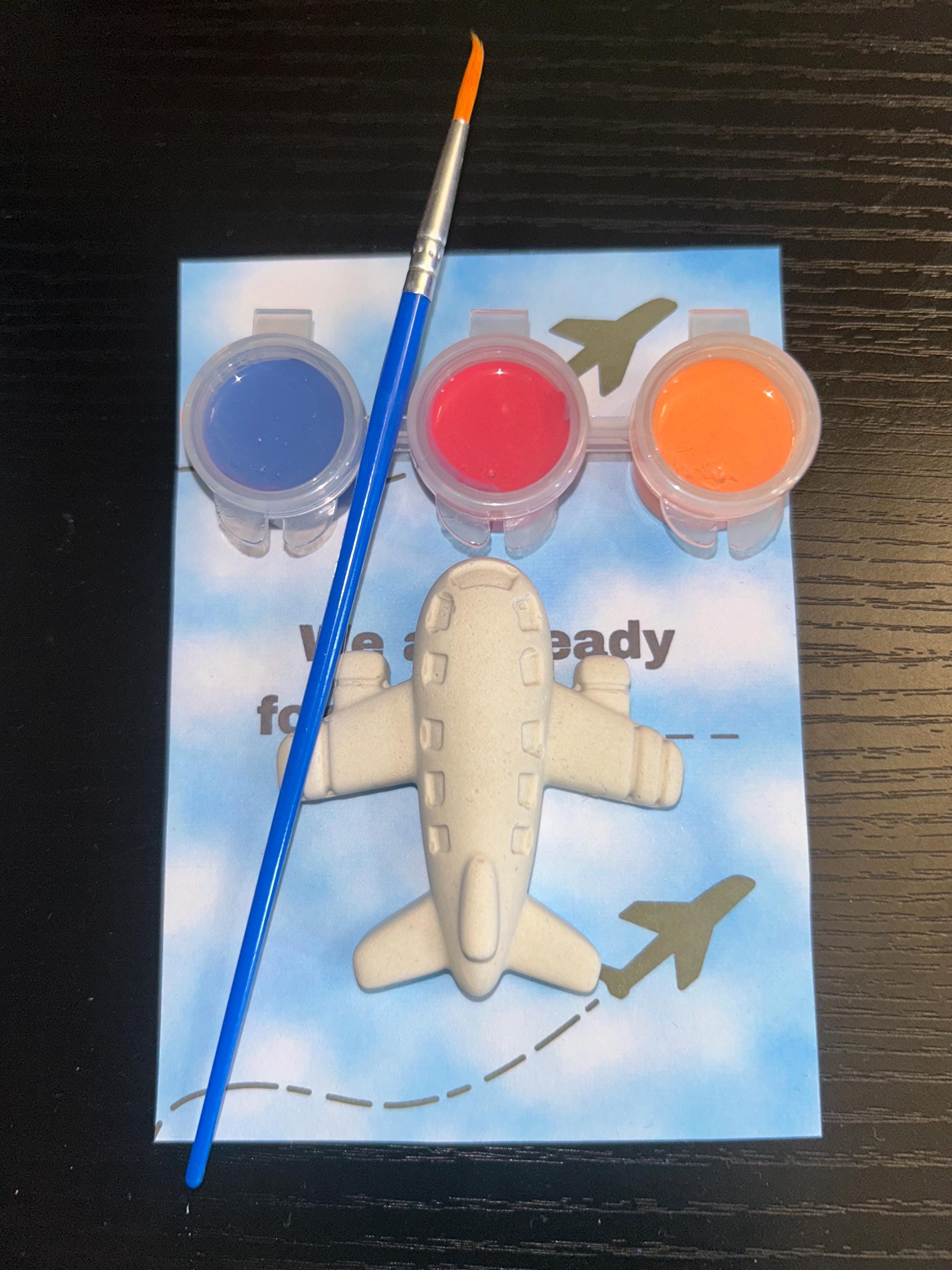 37 Easy Airplane Crafts for Kids: Perfect for All Ages 21 Paint Your Own Airplane Craft Kit: Plaster Figurine, Paint, Brush