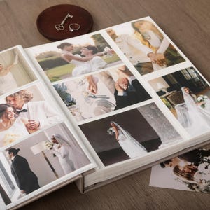 Benutzerdefiniertes Familienerinnerungsbuch | Hochzeits Slip-In 1000 Fotos