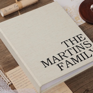 Custom Wedding Photo Album with Sleeves – Holds 100–400 4x6&quot; / 5x7&quot;  Photos | Personalized Slip-In Memory Book