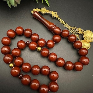 Collectible Faturan 33 Beads Bakelite Rosary, gift Tesbih, Muslim Rosary, Misbaha, Tesbih,Collectible Beads, Islamic prayer beads,سبحة فاتور