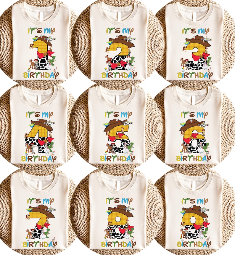 Its My Birthday sweatshirt featuring a fun Woody inspired Toy Story design. Perfect for birthday celebrations this cowboy themed shirt is great for Disney fans and Toy Story lovers. Made from soft breathable fabric for all day comfort it is ideal for parties Disney trips or casual wear. Available in multiple sizes and colors with personalization options for a special touch. A great birthday gift for kids or adults who love the Toy Story movies.