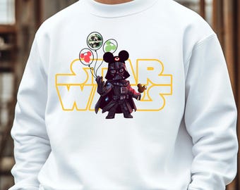 Star Wars Characters Shirt, Star Wars Shirt, Star Wars Disneyland Shirt, Family Shirt, Mickey Head Balloons Shirt, Galaxy Character Tee