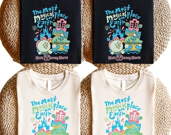 Disney Fun World  The Most Magical Place On Earth Comfort Colors Shirt, Magic Kingdom,Walt Disney World, Disneyland Family Trip