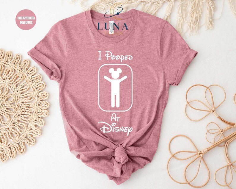 I Pooped At Disney Shirt, Disney Adult Shirt, Family Vacation Shirt, Funny Saying Shirt, Friend Shirt, Mickey Shirt, Disney Trip Shirt 画像 3