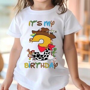 Its My Birthday sweatshirt featuring a fun Woody inspired Toy Story design. Perfect for birthday celebrations this cowboy themed shirt is great for Disney fans and Toy Story lovers. Made from soft breathable fabric for all day comfort it is ideal for parties Disney trips or casual wear. Available in multiple sizes and colors with personalization options for a special touch. A great birthday gift for kids or adults who love the Toy Story movies.