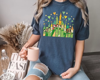 Comfort Color Shirt, St Paddy's Princess Shirt, Cinderella Tee, Elsa Shirt, Rapunzel Tee, Pocahontas Shirt, Ariel Tee, Disney Princess Shirt