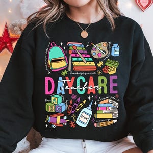 Teacher Day Care Shirt, Teacher Sweatshirt, Teacher Stuff Shirt, Teacher Era Shirt, Teacher Gift, Back To School Shirt, Teacher Life Shirt