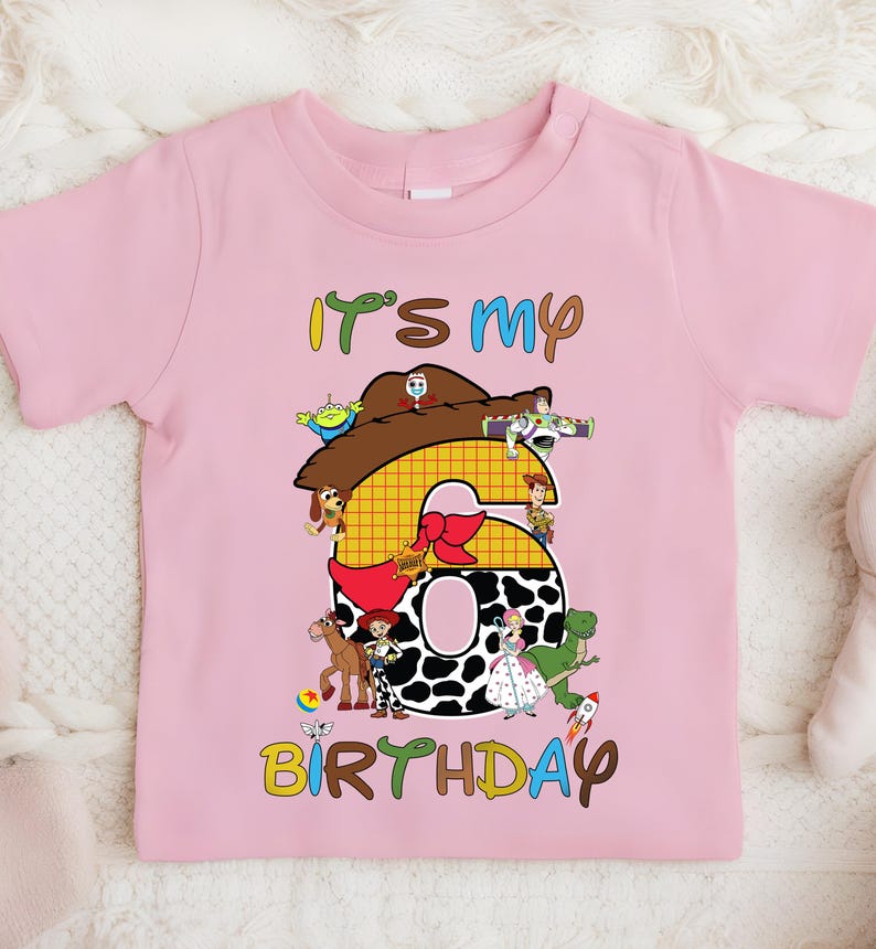 Its My Birthday sweatshirt featuring a fun Woody inspired Toy Story design. Perfect for birthday celebrations this cowboy themed shirt is great for Disney fans and Toy Story lovers. Made from soft breathable fabric for all day comfort it is ideal for parties Disney trips or casual wear. Available in multiple sizes and colors with personalization options for a special touch. A great birthday gift for kids or adults who love the Toy Story movies.