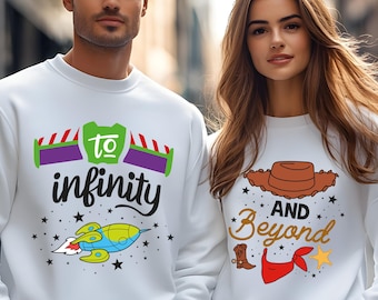 To Infinity and Beyond Shirt, Couple Matching Shirt, Family Toy Story T-shirt, Buzz Lightyear Shirt, Disneyland Family Trip Sweatshirt