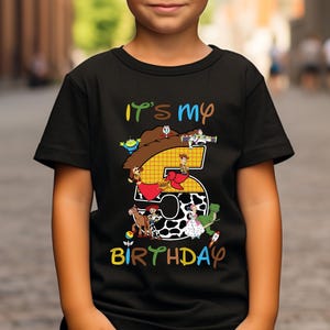 Its My Birthday sweatshirt featuring a fun Woody inspired Toy Story design. Perfect for birthday celebrations this cowboy themed shirt is great for Disney fans and Toy Story lovers. Made from soft breathable fabric for all day comfort it is ideal for parties Disney trips or casual wear. Available in multiple sizes and colors with personalization options for a special touch. A great birthday gift for kids or adults who love the Toy Story movies.