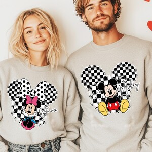 Mickey and Minnie Shirt Tee, Disney Couples Shirt, Disney Vacation Shirt, Disney characters, Disney Family Shirts, Cute Mickey Minnie Shirts