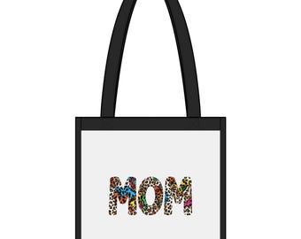 Leopard Floral MOM Tote | Clear Stadium Tote