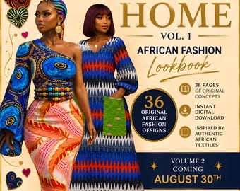 Lookbook Afrikaanse Mode Vol. 1 | 36 Ankara-ontwerpen (digitale pdf)