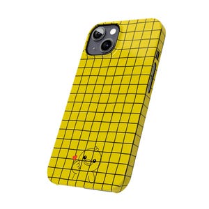 Yellow Grid-telefoonhoesje - slim-fit met grillig kuikentje afbeelding 16