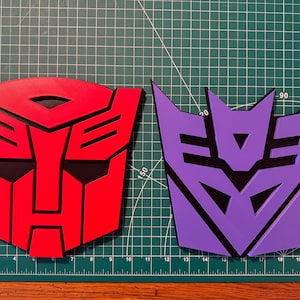 Transformers Wall Art | Autobots | Decepticons | Decoration