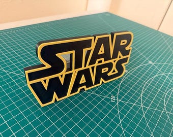 Star Wars |  Logo | Wall Art | 3D Print