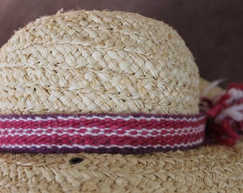 Hatband, Handspun and Handwoven from Naturally Dyed Churro Wool, made in New Mexico, Sale Price