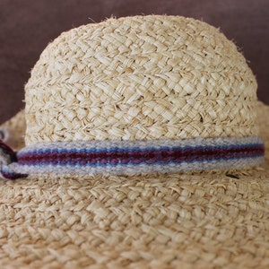 Sale Price- Hatband, Handwoven from Naturally Hand Dyed Wool