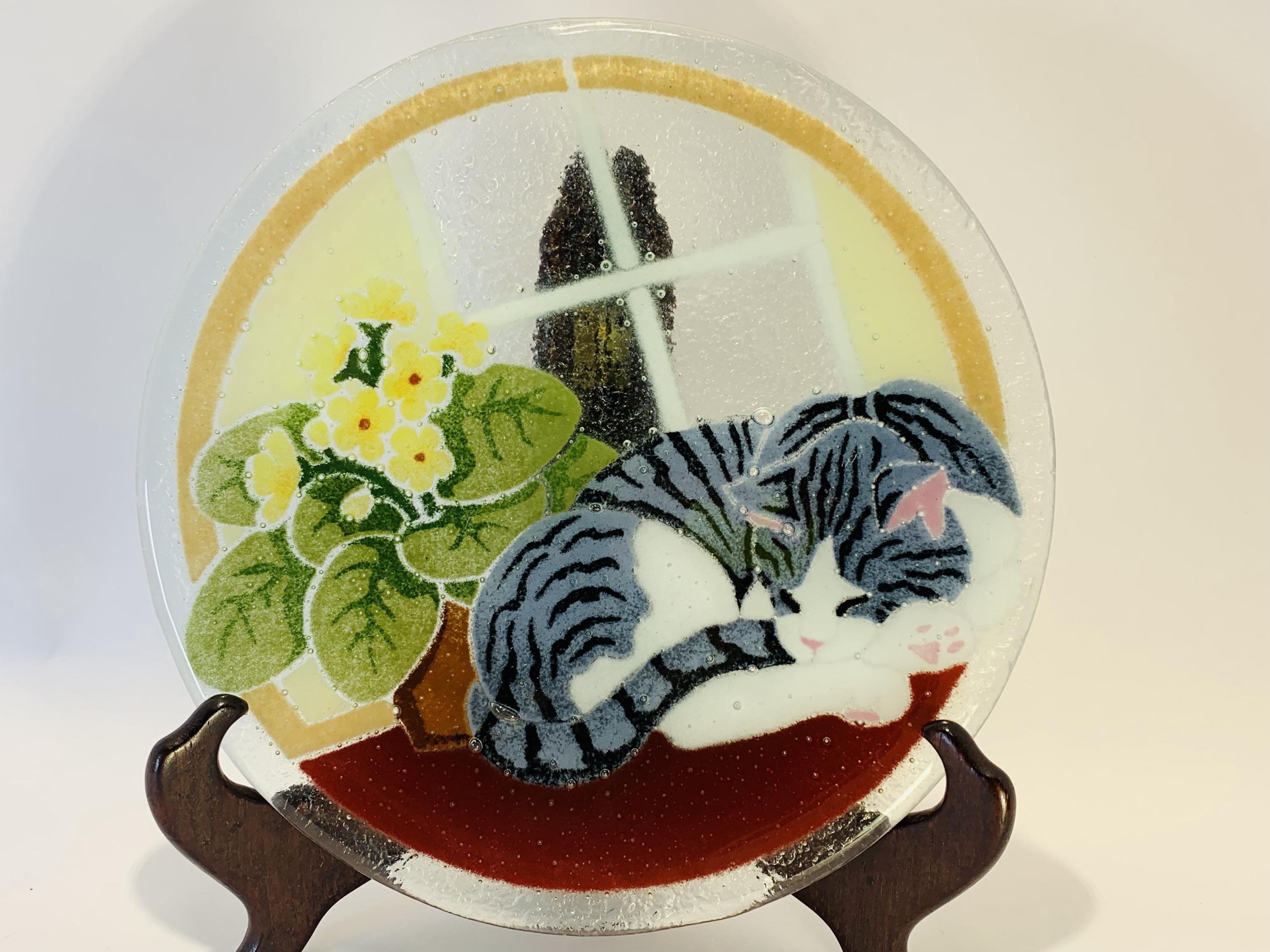 Peggy Karr Glass Plates - Etsy
