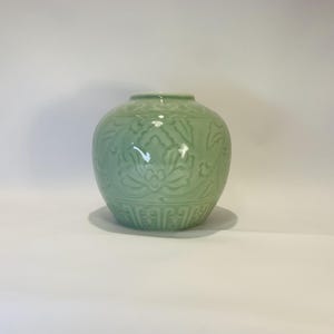 Porcelain Chinese Celadon Vase - Etsy