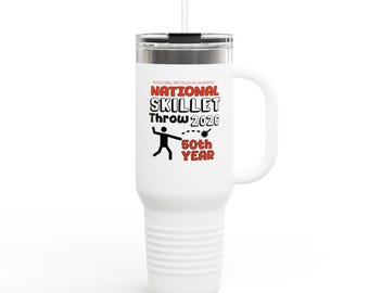 National Skillet Throw 2026 Insulated Travel Mug | 40oz