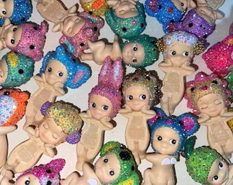 MYSTERY Authentic Bedazzled Sonny Angel Hipper– Kawaii Figure Charm, Collector Gift, Phone Accessory