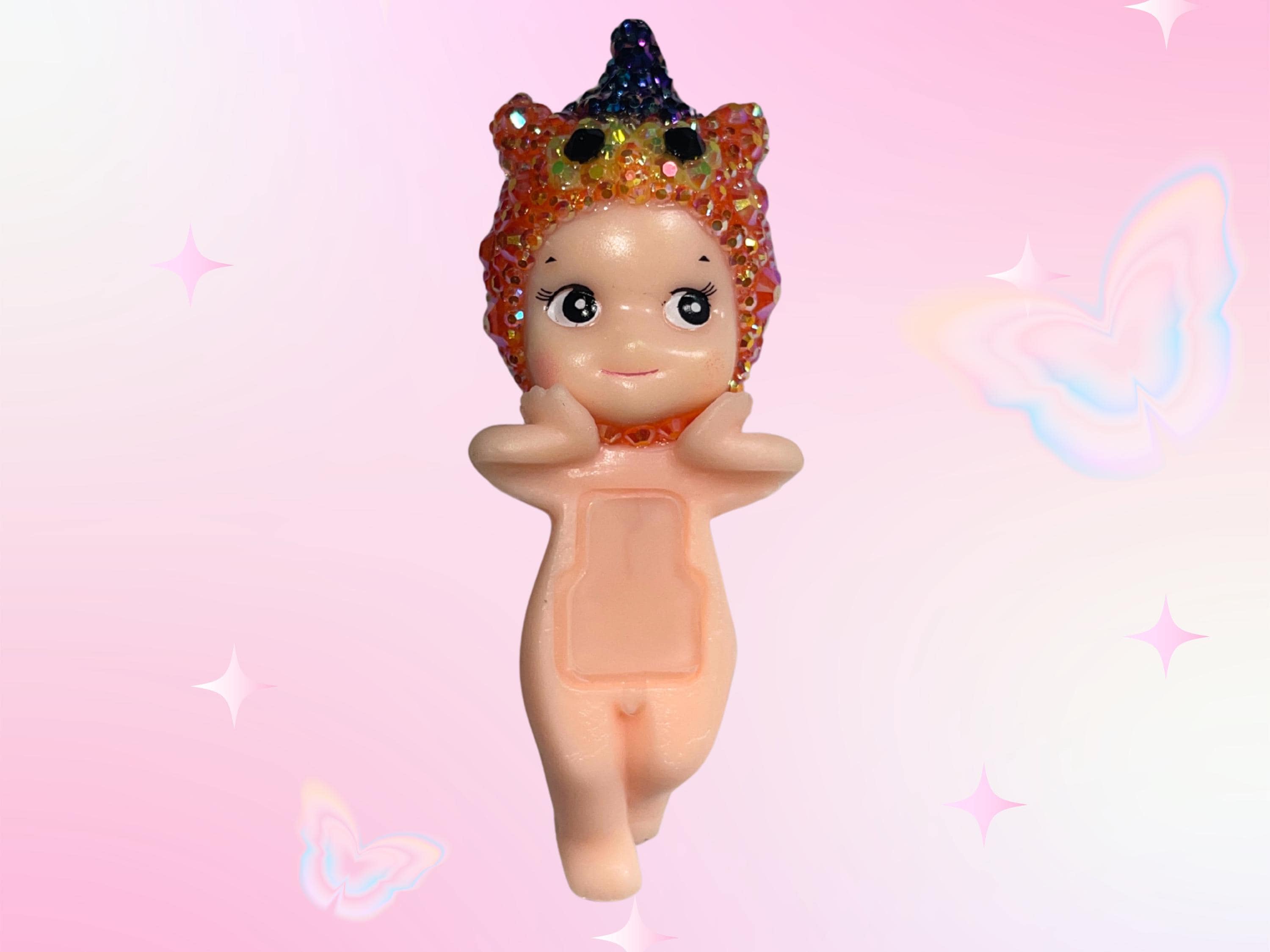 Bedazzled Sonny Angel Hipper- Orange Owl