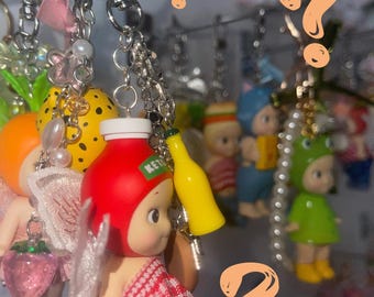 MYSTERY AUTHENTIC Sonny Angel Keychain- Kawaii Figure Charm, Collector Gift, Bag Accessory
