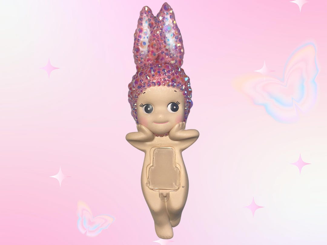 Bedazzled Sonny Angel: Animal Hippers- Rabbit - Etsy