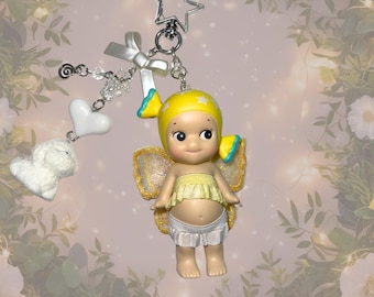 Authentic Sonny Angel Keychain – Sweets Series Candy Figure Charm Bag Accessory