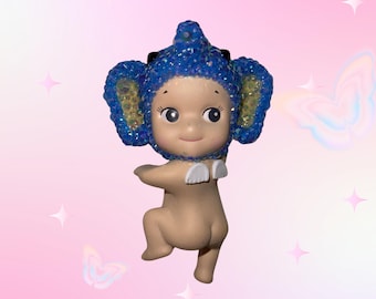 Bedazzled Elephant Sonny Angel Hipper – Handmade Figurine