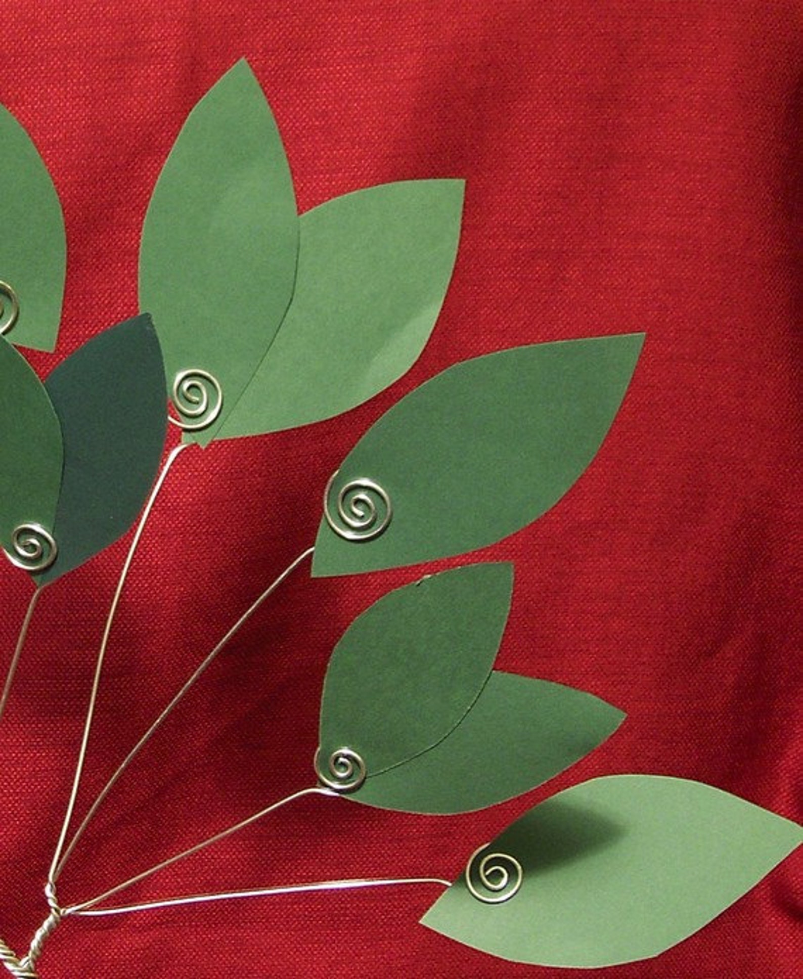 Kelly Green Wire Tree Card Holder Photo Display Money Etsy