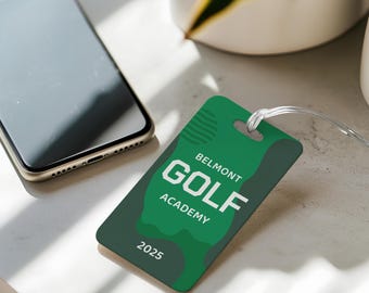 Personalized Golf Bag Tag: Custom Aluminum Team Tag