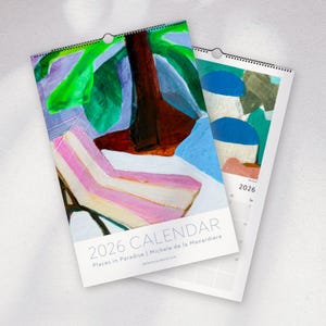 2026 Places in Paradise Wall Calendar: Travel-Inspired Art, Colorful Home & Office Planner