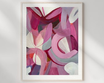 Pink Aphrodite Abstract Art Print | Greek Goddess Wall Art | Modern Decor
