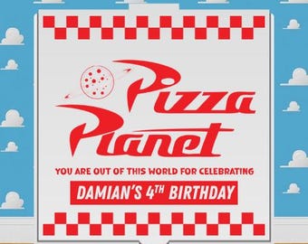 Descarga digital de la caja de pizza de Pizza Planet