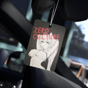 Anime Babe Car Air Freshener | Manga Air Freshener | Scented Freshener | Car Freshener | Illustration Freshener