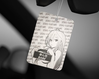 Anime Babe Lufterfrischer | Anime Lufterfrischer | Duftspender | Auto Lufterfrischer | Illustration Lufterfrischer | Anime Mädchen