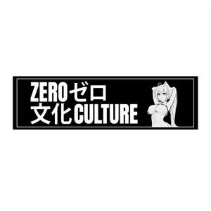 Zero Culture Vinyl Slap Sticker | JDM | Vattentät klistermärke | Bildekaler | Laptopdekaler | Vinylklistermärken