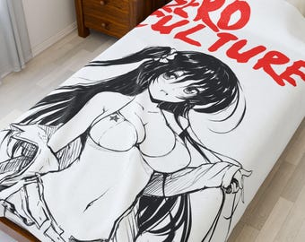 Pluche deken Bikini Babe | Anime-deken | Manga pluche deken | Deken | Kawaii-animedeken