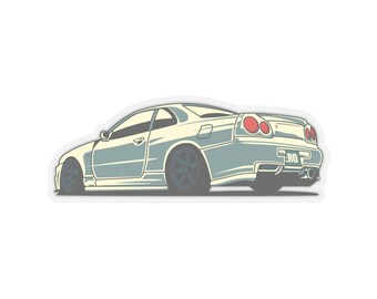 Street Car Vinyl Decal Stickers | GTR | Waterproof Sticker | Car Decals | Laptop Decal Stickers | Vinyl Stickers