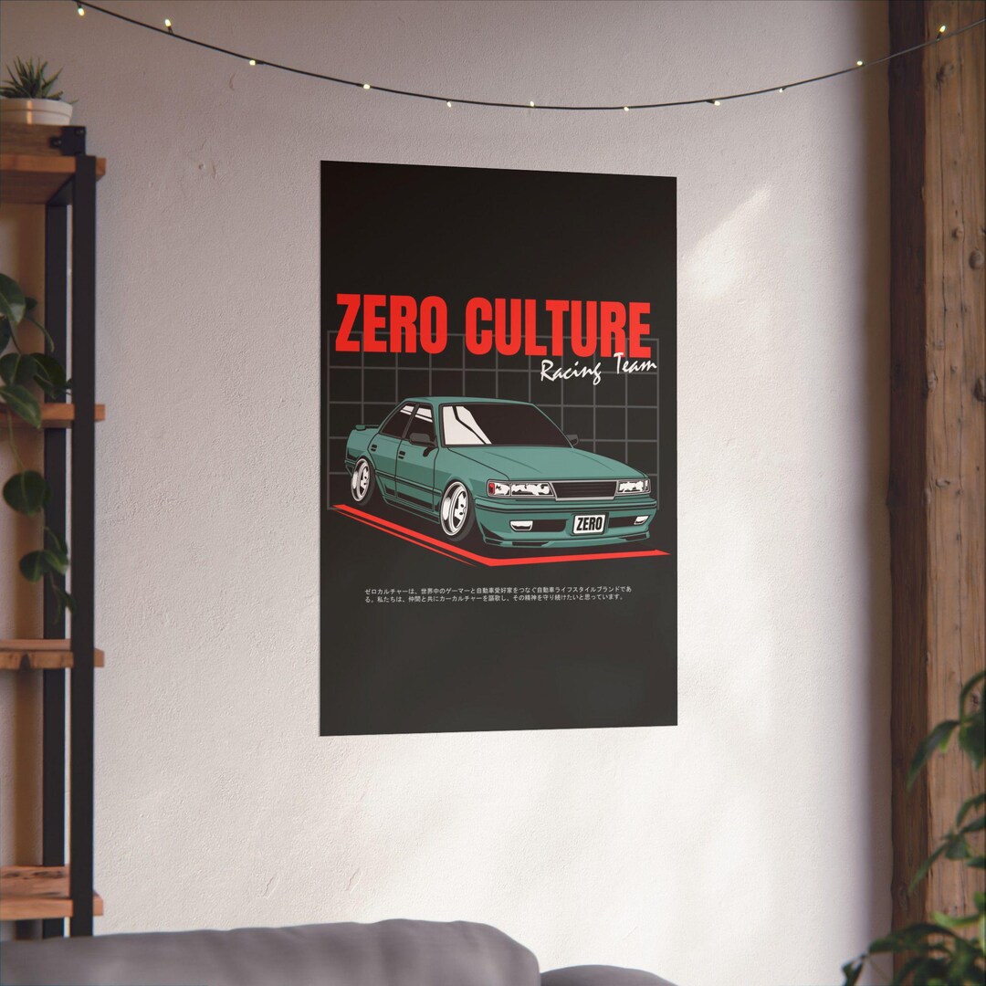 Student R Racing Team Posters Zero Culture Racing Team Posters | Car Enthusiast Decor | Motorsports ...