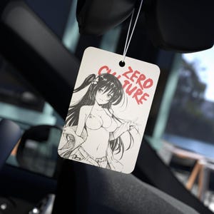Manga Bikini Girl Car Air Freshener | Manga Air Freshener | Scented Freshener | Car Freshener | Illustration Freshener