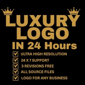 Luxury Style Logo Design, Professional Brand Identity, Custom Business Logo, Elegant Logo Design, High End Branding